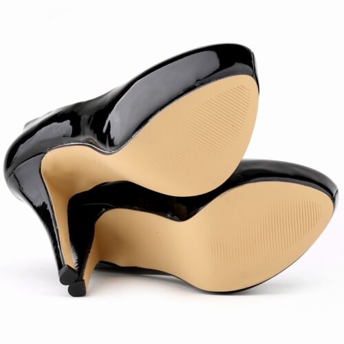 New Fashion QUALITY EVERYDAY SEXY LADY WOMEN PATENT PLATFORM HIGH HEELS SHOES