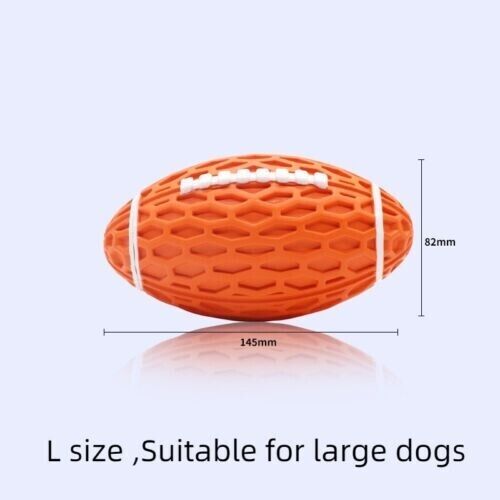 Bite-resistant Vocal Rugby Dog Ball Puzzle Boredom Grinding Interactive Pet Toy