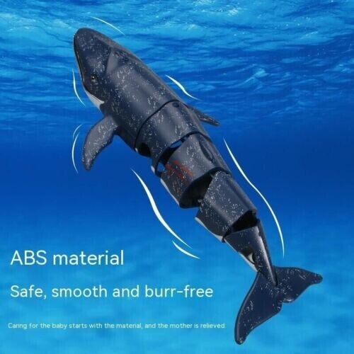 Mini 2.4G Remote Control Spray Water Shark Blue Whale Diving Children's toys