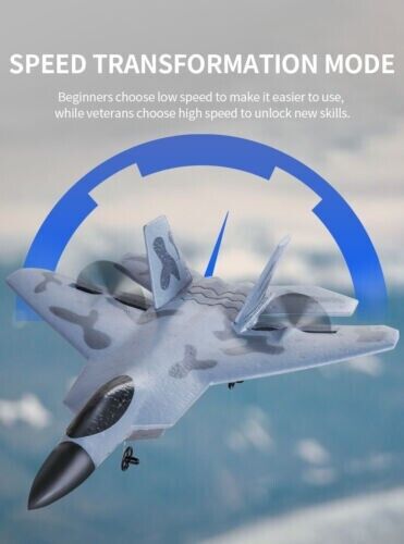 Remote Control Aircraft Fixed Wing Remote Control Glider Model F22 Fighter Toys