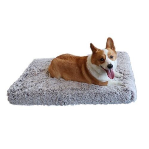 Pet Waterproof Removable Washable Plush Square Cushion Deep Sleep Soft Sofa Bed