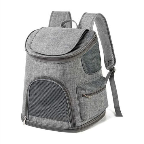 New Portable Folding Outdoor Cat Dog Large Space Double Shoulder Pet Bag