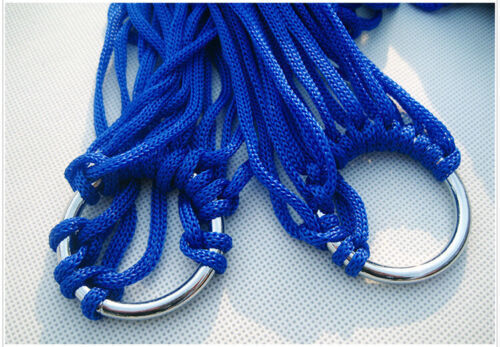 Outdoor Travel Hiking Swing Hammock Portable Aerial Nylon Rope Leisure Mesh