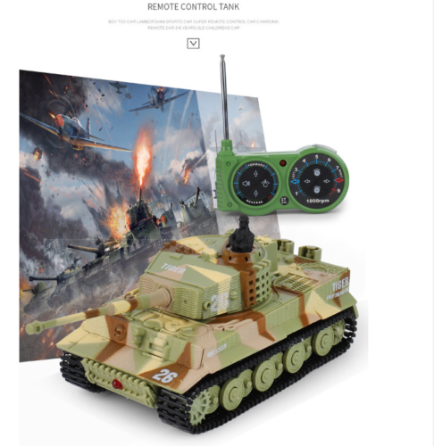 Kid Boy Toy Gift Remote Control Scale Tiger High Simulation Speed Mini RC Tank