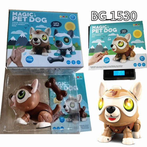 Kid Voice Activated Sound Touch Sensitive Children Accompany Robot Dogs Gift