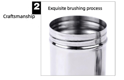 Outdoor Barbecue Portable Stainless Steel Kitchen Seasoning Jar 6 In 1 Set