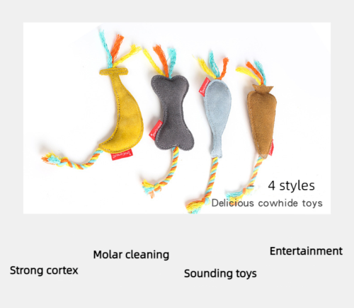 New Bite-Resistant Dog Toy Puppy Teeth Grinding Cleaning Pet Dog Bite Toys