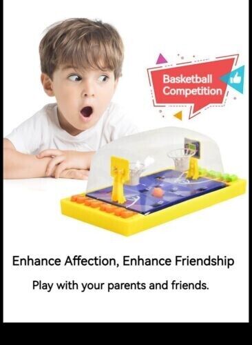 2 People Versus Button Ejection Basketball Game Parent Child Interactive Toys