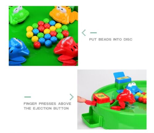 Family Board Game Children Educational Toy Gourmet Hungry Frogs Funny Kids Game