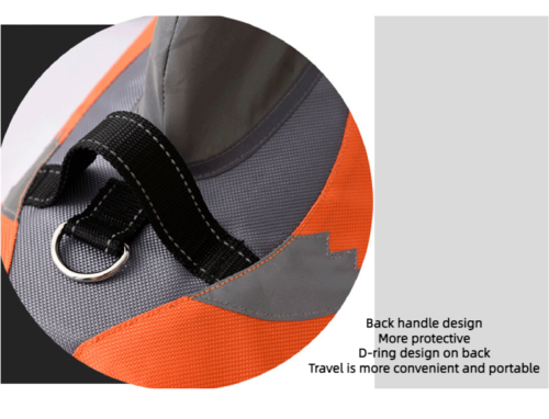New Dogs Safe Luminous Life Jacket Durable Shark Fin Design Life Jacket