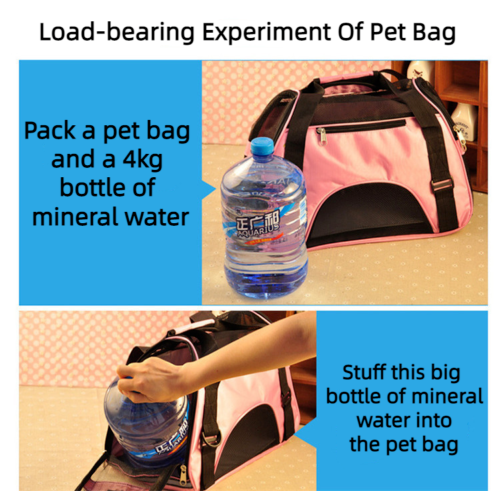 Pet Cat Dog Outing Travel Breathable Outing Crossbody Large Capacity Portable Bag