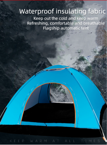 Light Stable Camping Speed Off Rain Proof Outdoor Beach Portable Blue Tent