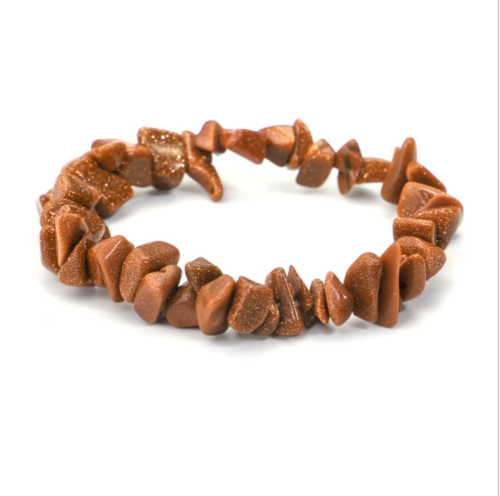 Natural Gemstone Stretchy Bracelet 5-8mm Chip Beads Healing Reiki Chakra