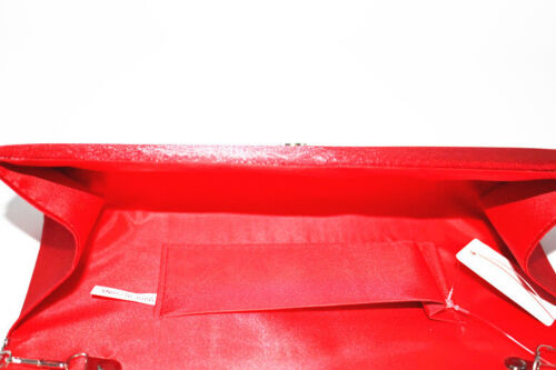 NEW Shining Satin Chain Handbag Ladies Evening Clutch Bag Wedding Bridal