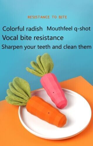 Vocal Bite-resistant Rubber Molars Teeth Cleaning and Boredom Relief Dog Toys