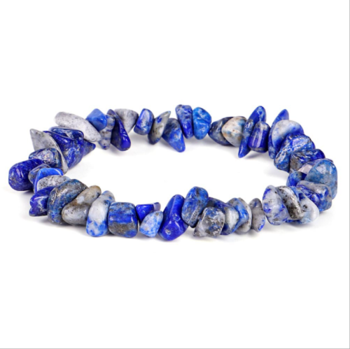 Natural Gemstone Stretchy Bracelet 5-8mm Chip Beads Healing Reiki Chakra