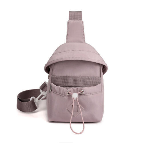 Waterproof Nylon Crossbody Lightweight Chest Bag Portable Single Shoulder Bag