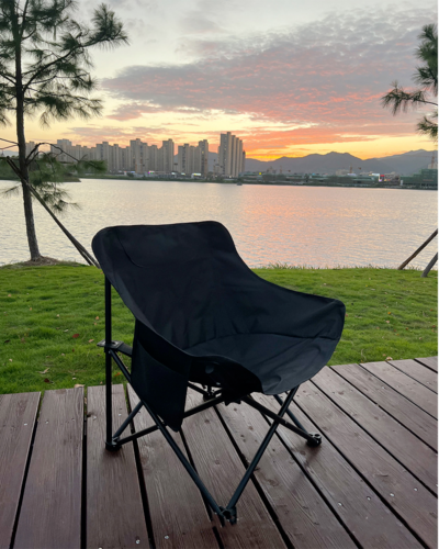 New Outdoor Portable Camping Fishing Fashion Folding Chair Barbecue Chair