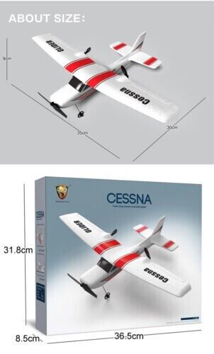 New Cessna Fixed Wing Retro EPP Foam Glider Toys Remote Control Aircraft Z53