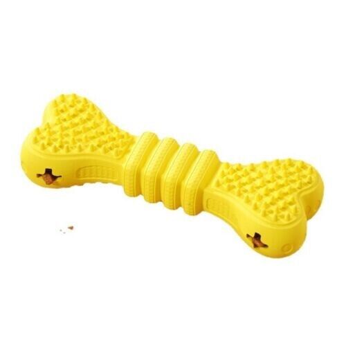 Leaky Food Bone Shaped Pet Toys Dog Toy Gnawing Teeth Grinding Teeth Cleaning
