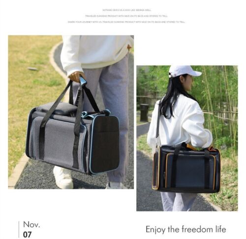 Portable Breathable Comfort Tote Travel Pet Carrier Large Bag Shoulder Cage