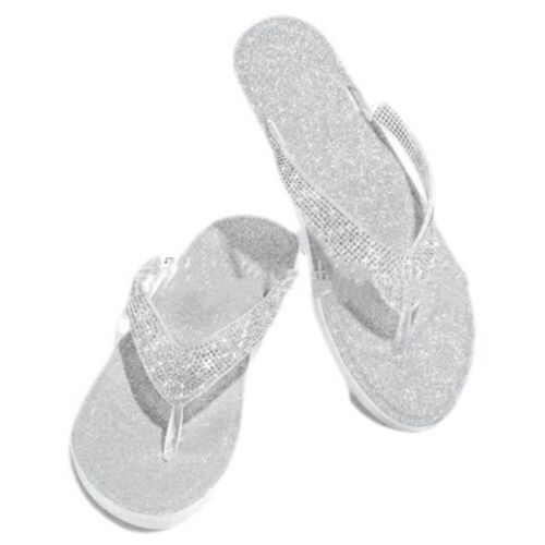 New Fashion Slippers Sandals Rhinestone Summer Casual Outing Beach Flip-Flops