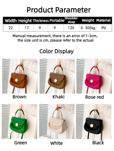 Women's Fashion Personality Handbag Senior Sense Single Shoulder Crossbody Bag