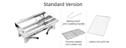 New Large Charcoal BBQ Grill Portable Outdoor Barbecue Foldable Camping