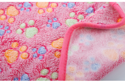 Pet Comfortable Four Seasons Warm Coral Velvet Blanket Dog Kennel Cat Kennel Mat