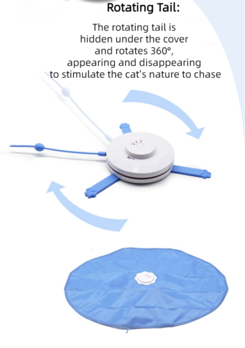 Electric Cat Toy Timing Automatic Teasing Cat Relieve Boredom Teasing Cat Stick