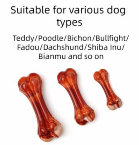 Molar Stick Pet Toy Bite-resistant Chew Simulation Bone Tooth Cleaning Dog Toy