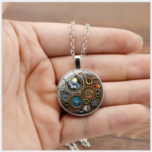 NEW FASHION charm chain Round Pendant Necklace Unisex Fashion Jewelry