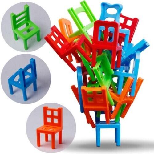 Family Board Game Balance Stacking Chairs Office Game Children Educational Toy