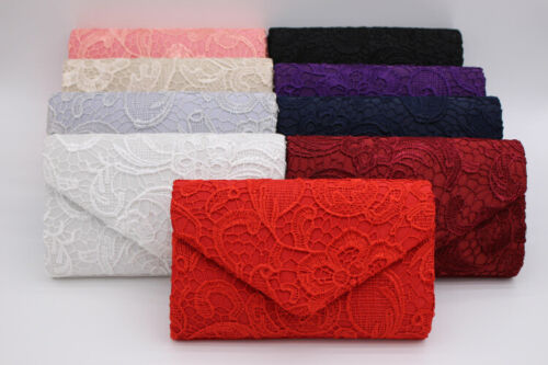 NEW Shining Satin Ladies Evening Clutch Bag Wedding Bridal Chain Handbag Wallet