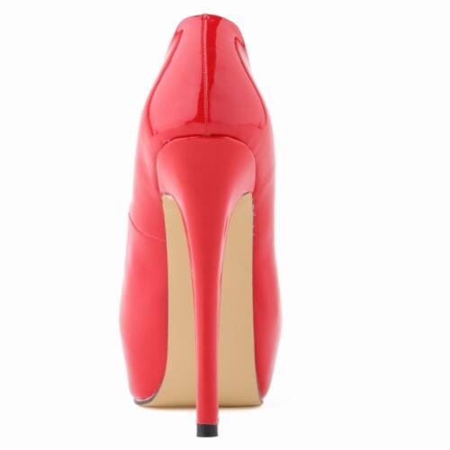 New Fashion QUALITY EVERYDAY SEXY LADY WOMEN PATENT PLATFORM HIGH HEELS SHOES