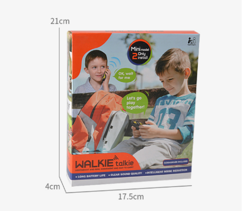 2Pcs Long Reception Distance Wireless Walkie Talkie Kids Electronic Portable Toy