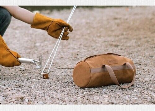 Outdoor Camp Accessories Storage Tool Handheld Bag Cylinder Tent Flor Spike Bag