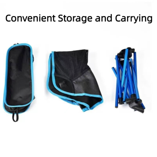 Outdoor Camping Aluminum Alloy Ultra Light Portable Leisure Back Folding Chair