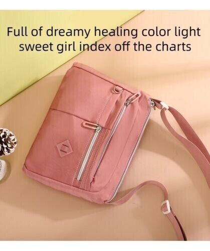 Women's Waterproof Single Shoulder Commute Crossbody Bag Large Capacity Bag