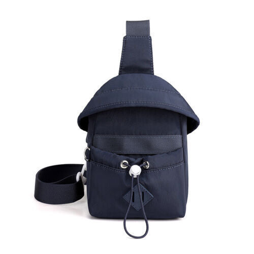 Waterproof Nylon Crossbody Lightweight Chest Bag Portable Single Shoulder Bag