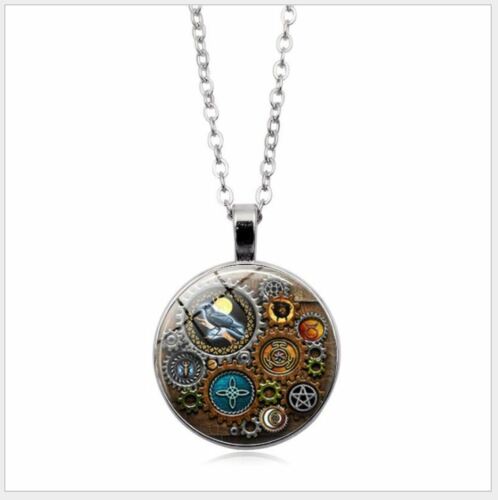 NEW FASHION charm chain Round Pendant Necklace Unisex Fashion Jewelry