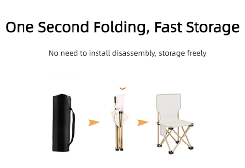 New Outdoor Camping Picnic Ultra-light Portable Trip Chair Folding Chair