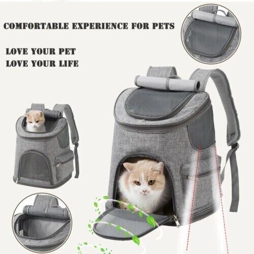 New Portable Folding Outdoor Cat Dog Large Space Double Shoulder Pet Bag