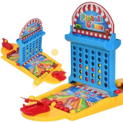Mini Pinball Game Indoor Table Games Shooting Desktop Toy Set Kids Boys Gift