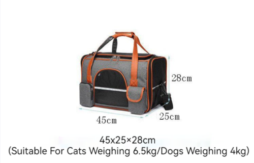 Portable Foldable Breathable Pet Going Out One Shoulder Tote Large Capacity