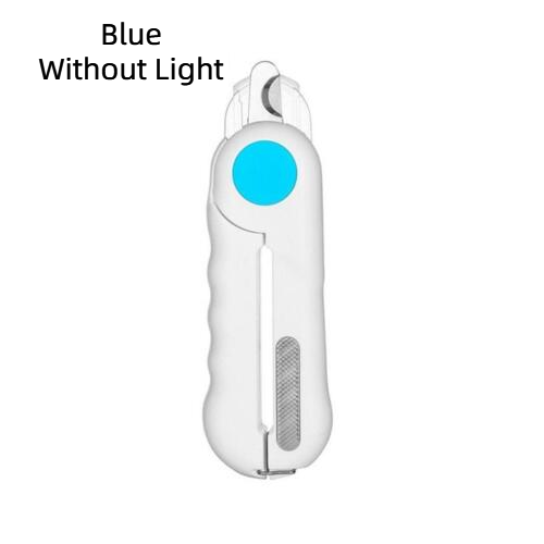 Cat Dog Nail Sharpener Nail Clippers Pet Grooming Cleaning Supplies LED Lights