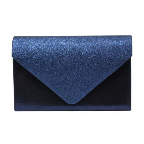 NEW Shining Satin Ladies Evening Clutch Bag Wedding Bridal Chain Handbag Wallet