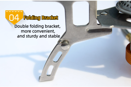 Outdoor Split Type Stove Head Portable Gas Range Camping Stainless Steel Stove