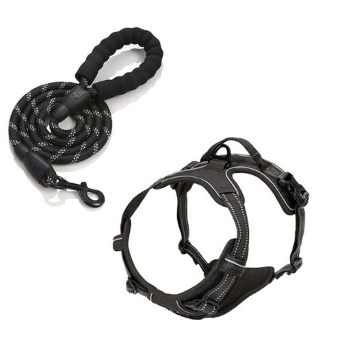 Explosion-proof Punch Dog Chest Strap Collar Buckle Lead Rope Reflective Vest