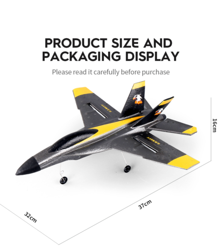New F18 Remote Control Fixed Wing Fighter Aircraft EPP Foam Glider Kid's Toy